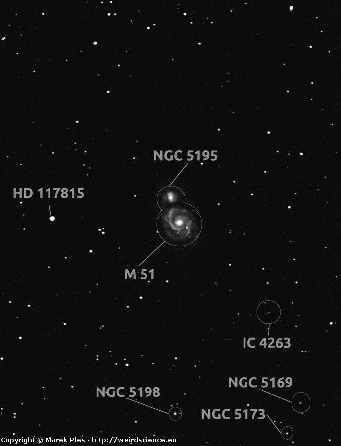 Ilustracja do artykułu "M51 - Galaktyka Wir"