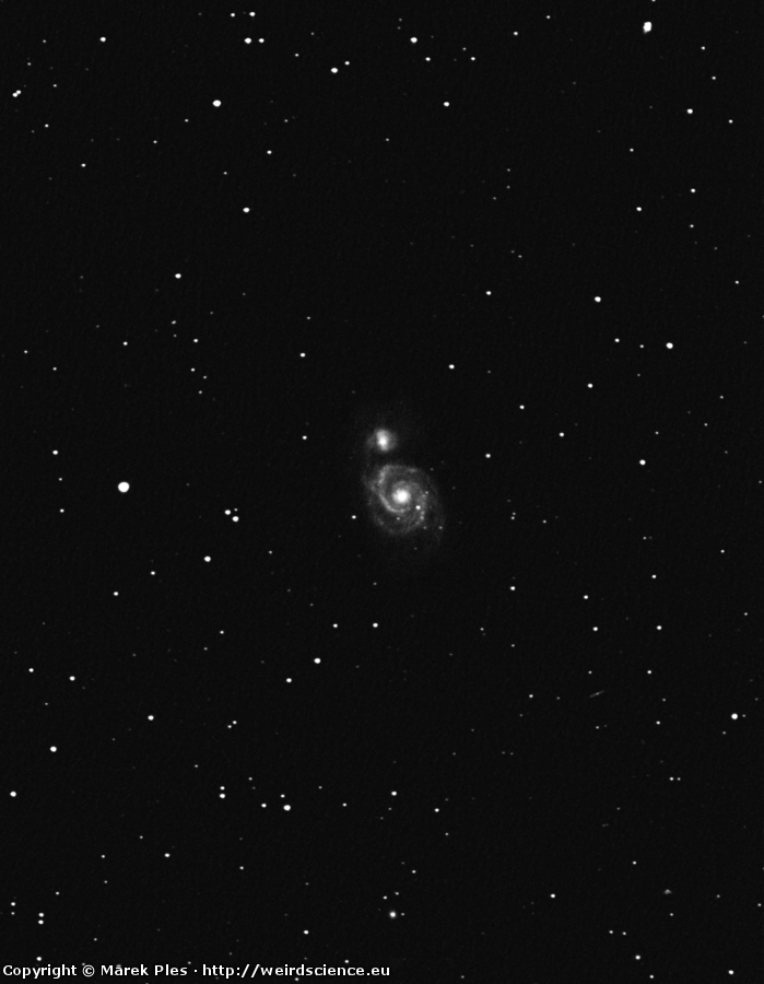 Ilustracja do artykułu "M51 - Galaktyka Wir"